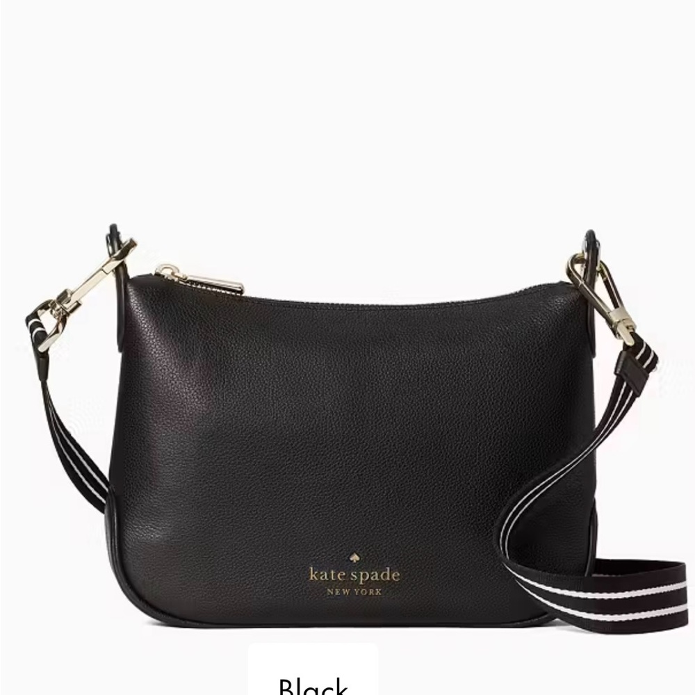 Kate Spade Black Leather Crossbody Bag